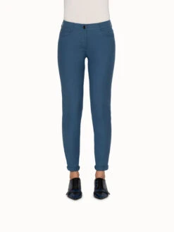 AKRIS Pants In Cotton Silk Stretch Double Face