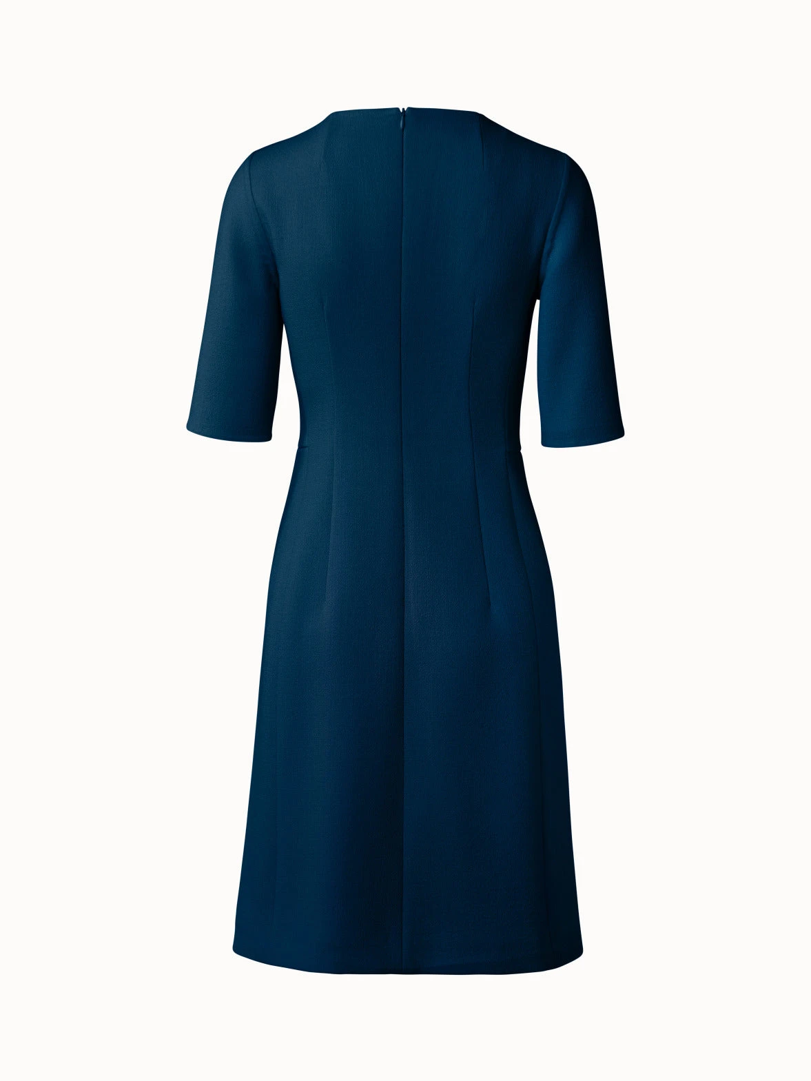 AKRIS Double Face Wool Crêpe Sheath Dress - Image 2