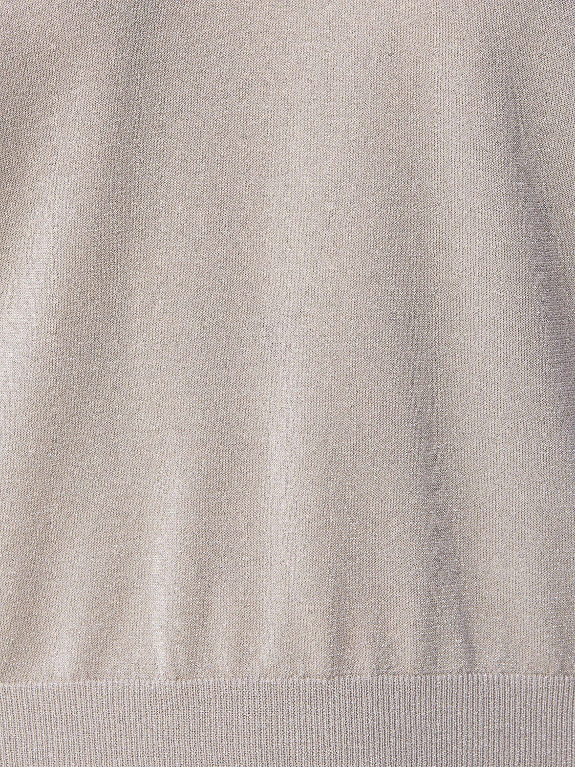 AKRIS Cropped Cotton Silk Lurex Knit Hoodie - Image 4