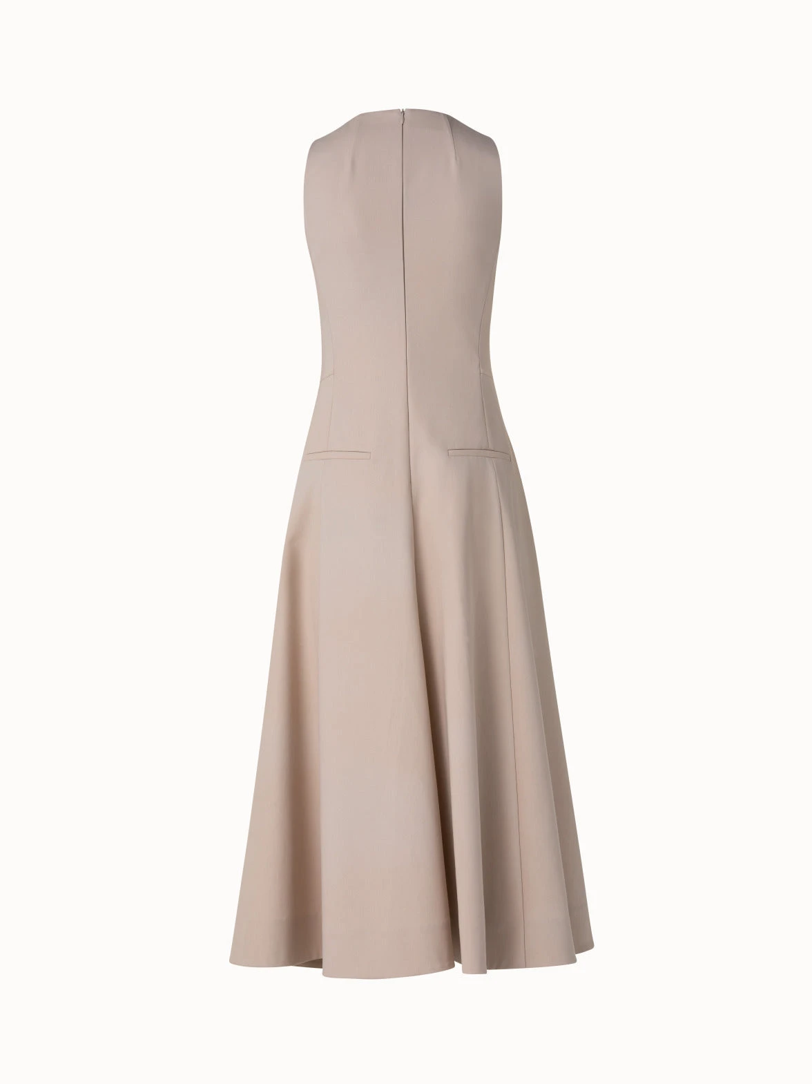 AKRIS Cotton Twill Full Skirt Dress - Image 3