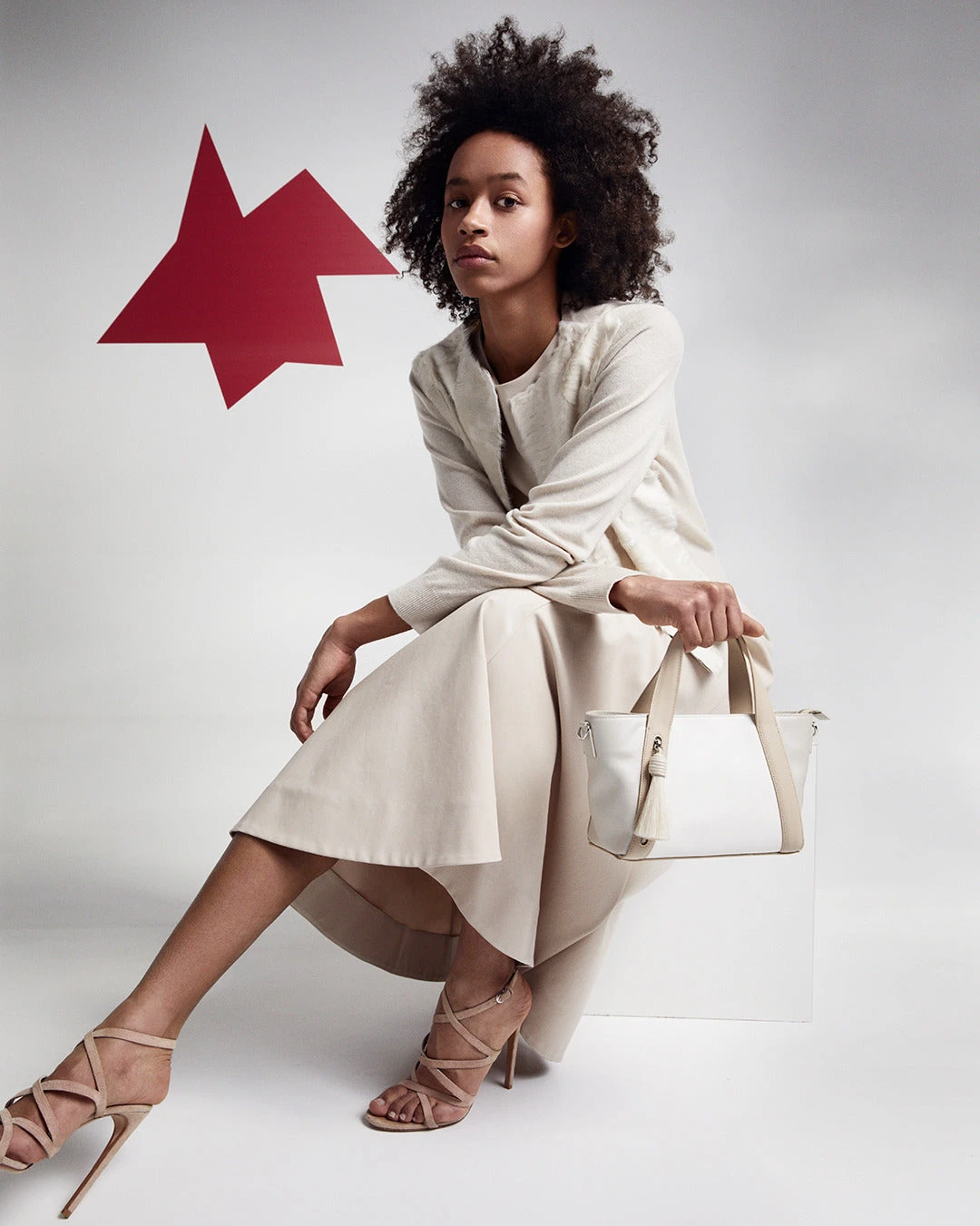 AKRIS Cotton Twill Full Skirt Dress - Image 2