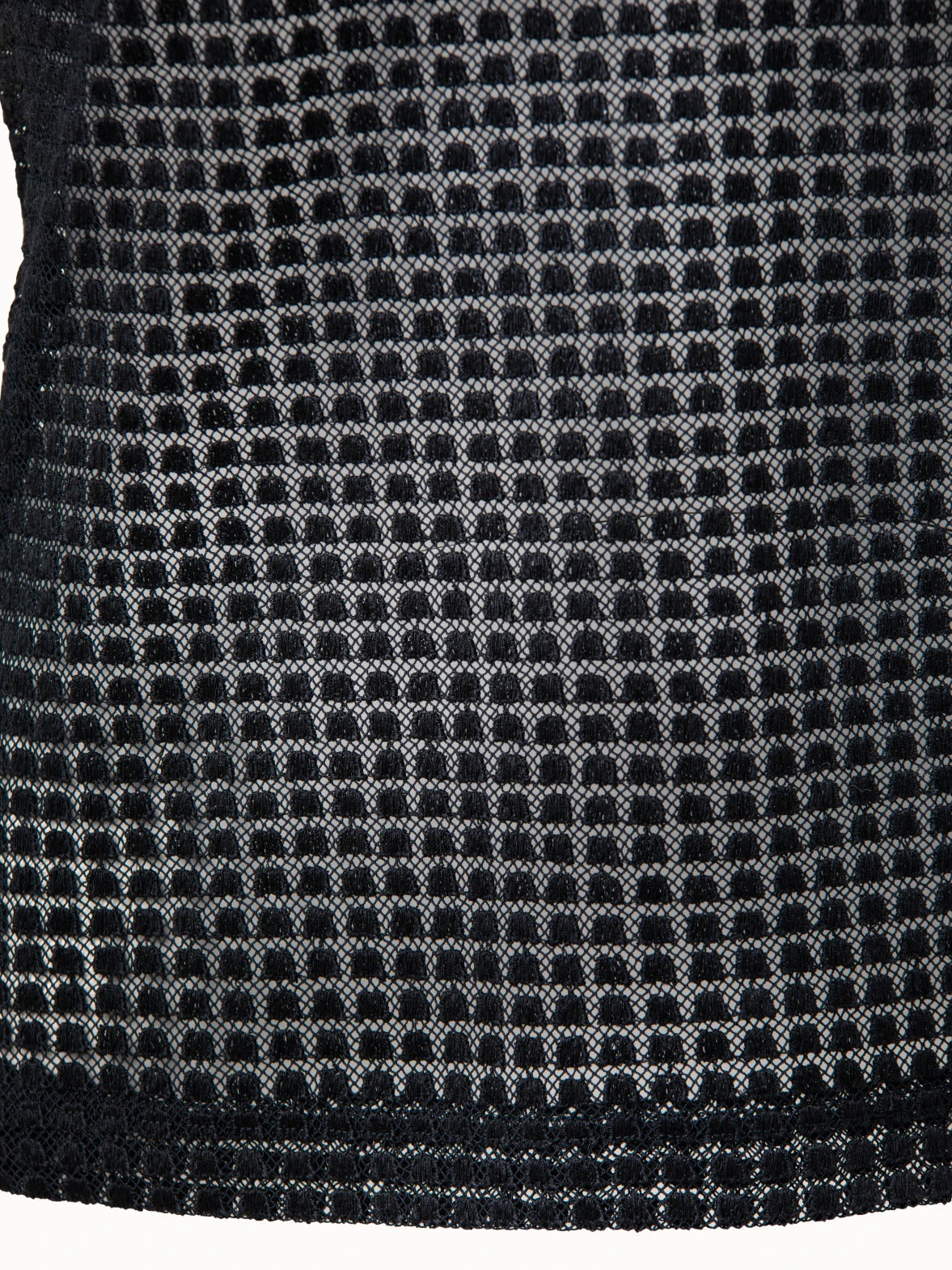 AKRIS Trapezoid Grid Embroidery Mock Neck Top - Image 8