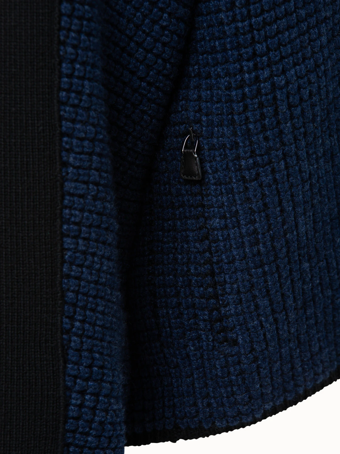 AKRIS Two Tone Trapezoid Stitch Cardigan - Image 5