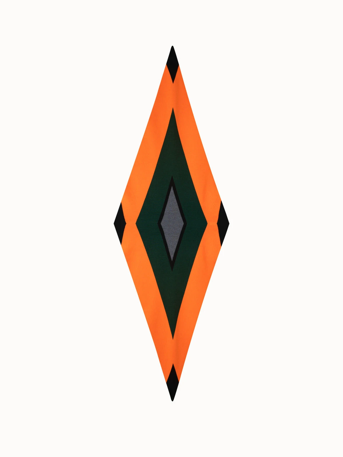 AKRIS Tiled Roof Intarsia Trapezoid Scarf - Image 4