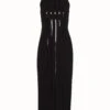AKRIS Sheath Dress In Silk Crepe And Sequin Stripes