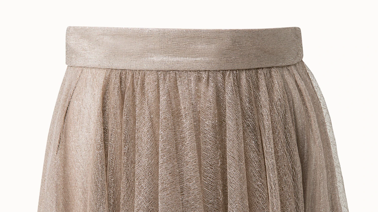 AKRIS Liquid Jersey And Tulle Pleated Skirt - Image 5