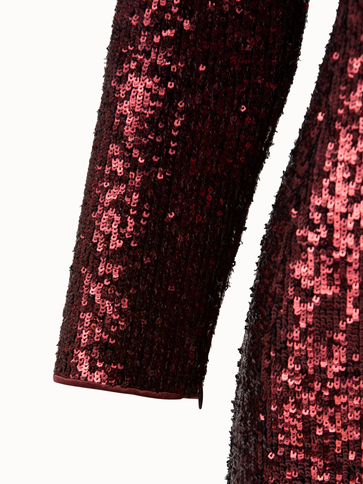 AKRIS Sequins Stretch Long Sleeve Sheath Dress - Image 6