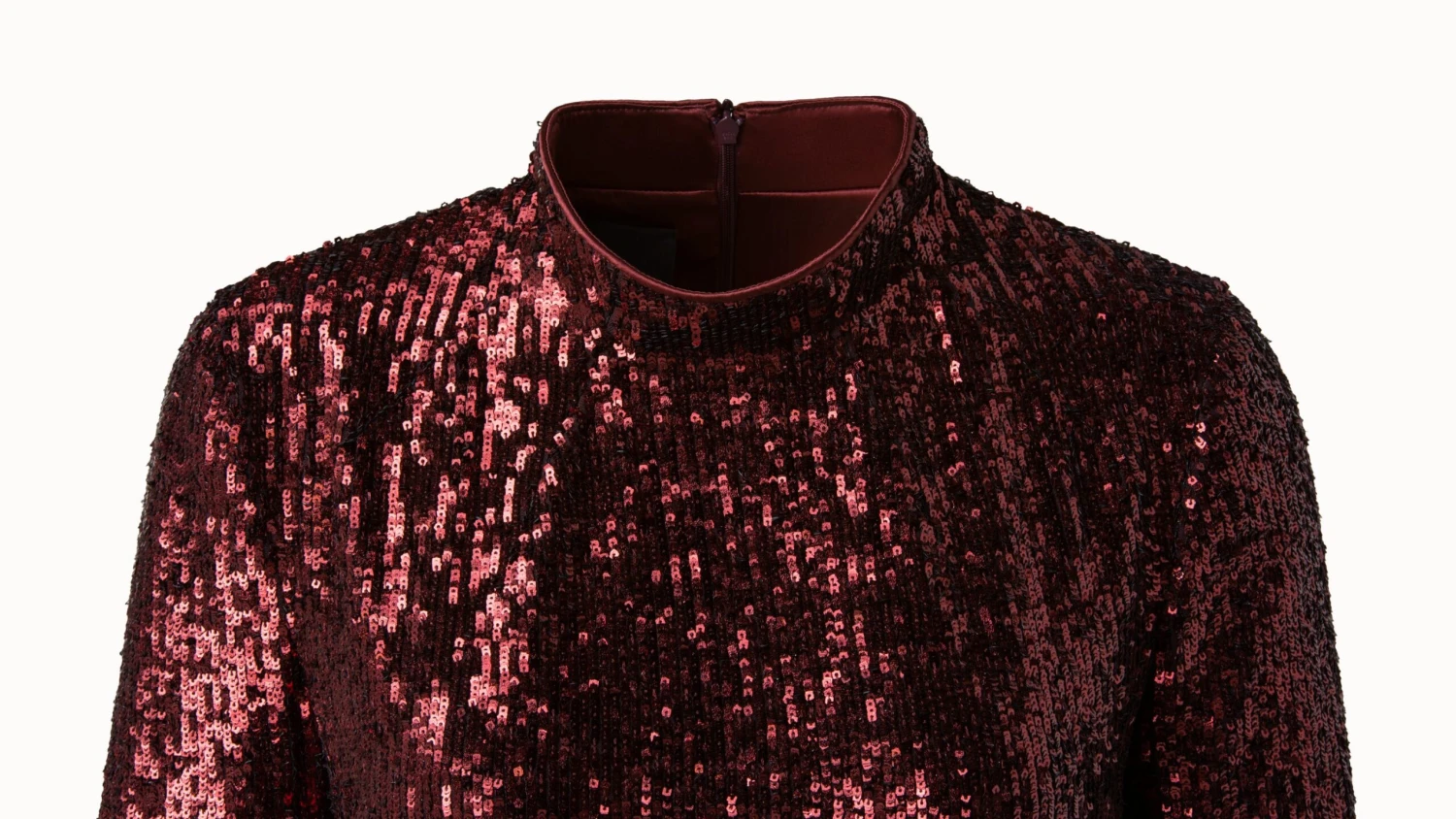 AKRIS Sequins Stretch Long Sleeve Sheath Dress - Image 4