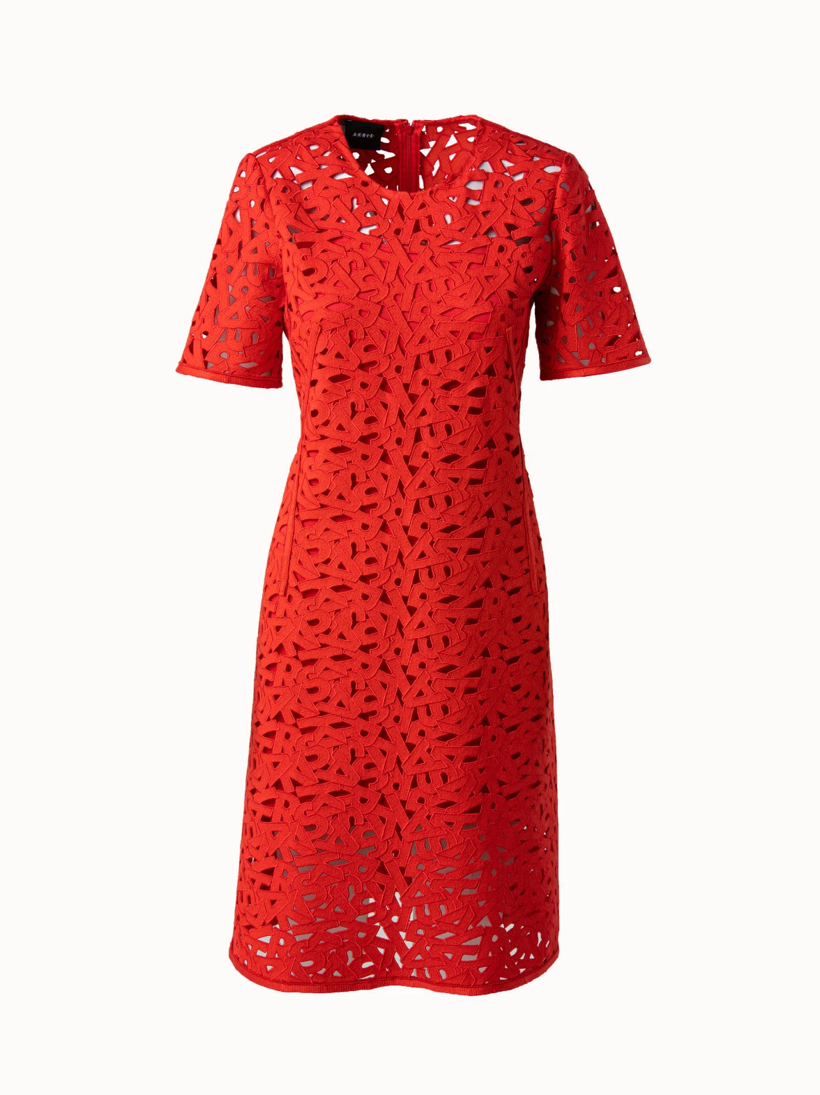 AKRIS Second Glance Embroidery Sheath Dress