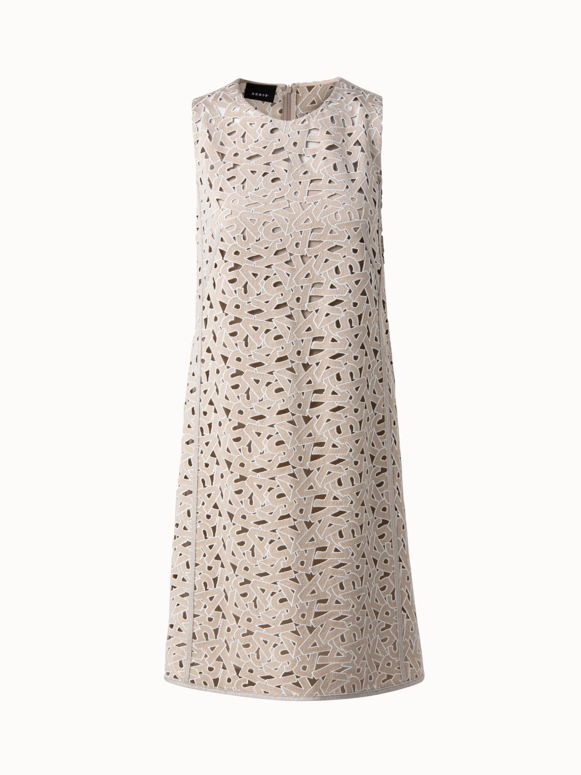 AKRIS Second Glance Embroidery A-Line Dress