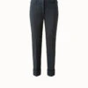 AKRIS Maxima Cotton Silk Double Face Stretch Pant