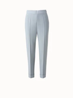 AKRIS Crêpe Pants With Cuffs