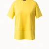 AKRIS Cotton Jersey And Poplin T-Shirt