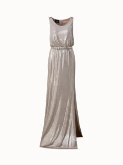 AKRIS Liquid Jersey Sleeveles Gown