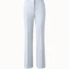 AKRIS Cotton Silk Double Face Boot Cut Pant