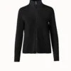 AKRIS Cashmere Silk Knit Zip Cardigan