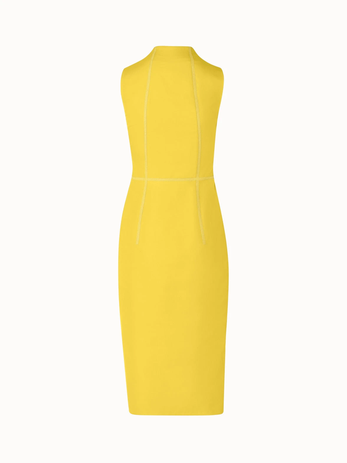AKRIS Cotton Silk Sleeveless Fitted Sheath Dress - Image 2