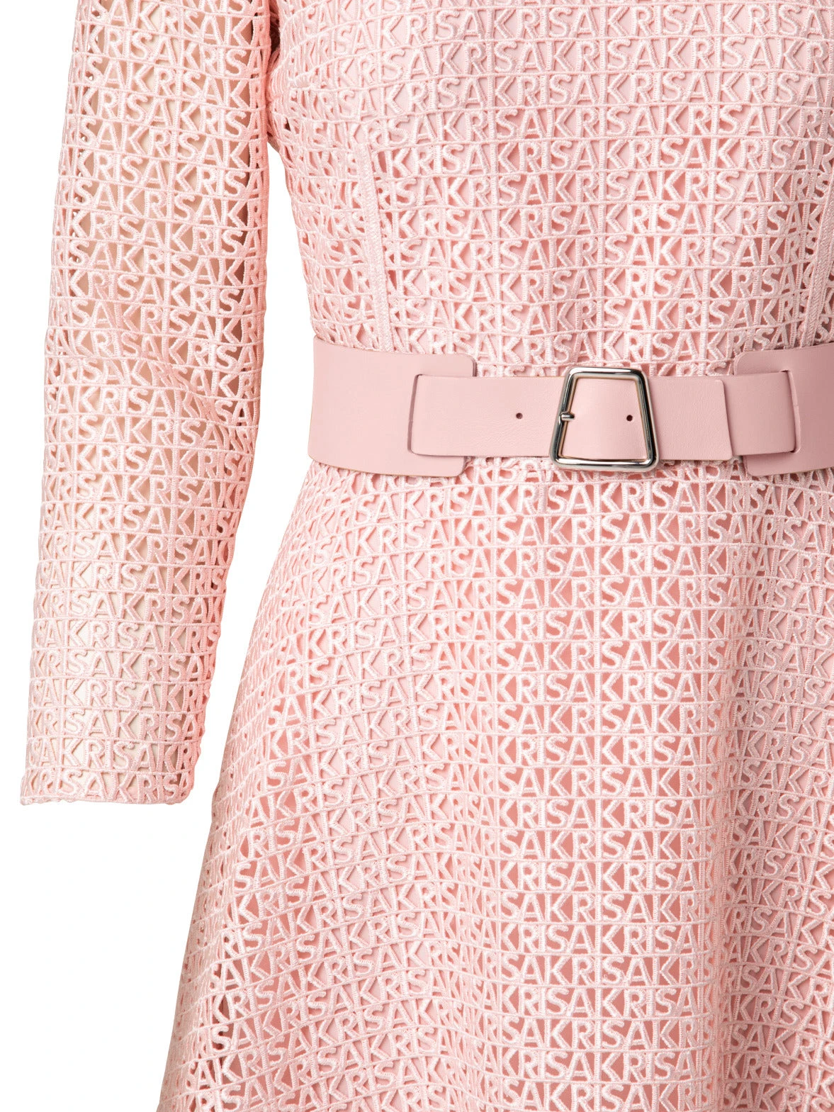 AKRIS Infinite Embroidery Short Dress - Image 3