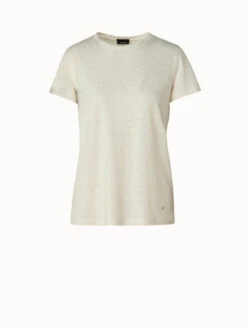 AKRIS Linen Jersey T-Shirt