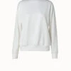 AKRIS Viscose Stretch Jersey Crew Neck Pullover