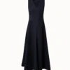 AKRIS Cotton Twill Midi Dress