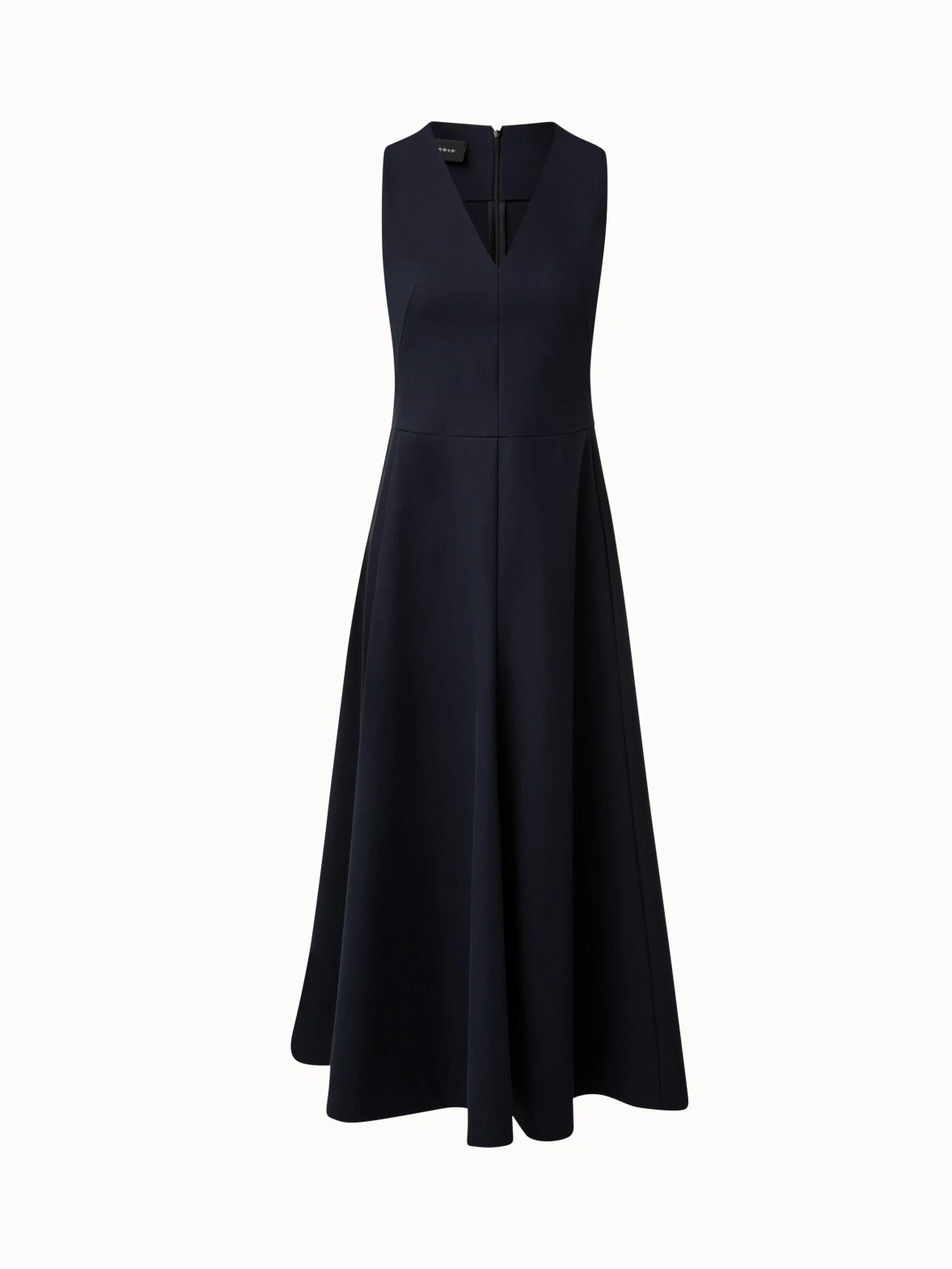AKRIS Cotton Twill Midi Dress