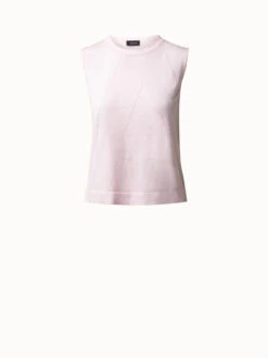 AKRIS Cotton Knit Tank Top