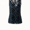 AKRIS Tulle Sleeveless Top With The Order Of Things Embroidery