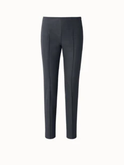 AKRIS Slim Wool Stretch Flannel Pants