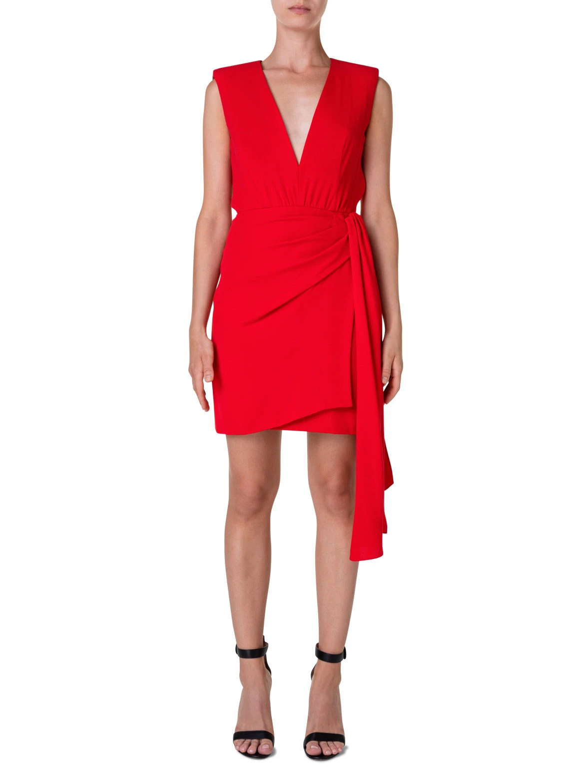AKRIS Draped Silk Crêpe Dress - Image 6
