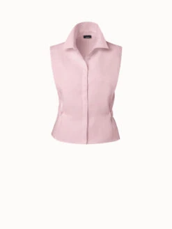 AKRIS Linen Voile Blouse