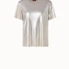 AKRIS Metallic Jersey T-Shirt