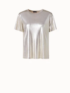 AKRIS Metallic Jersey T-Shirt