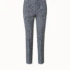 AKRIS Checked Wool Double-Face Slim Pants