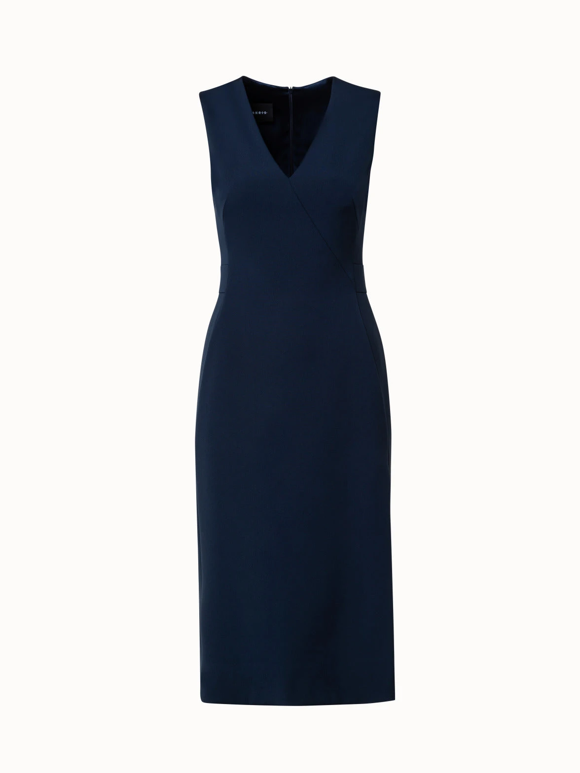 AKRIS Silk Stretch Crêpe Sheath Dress