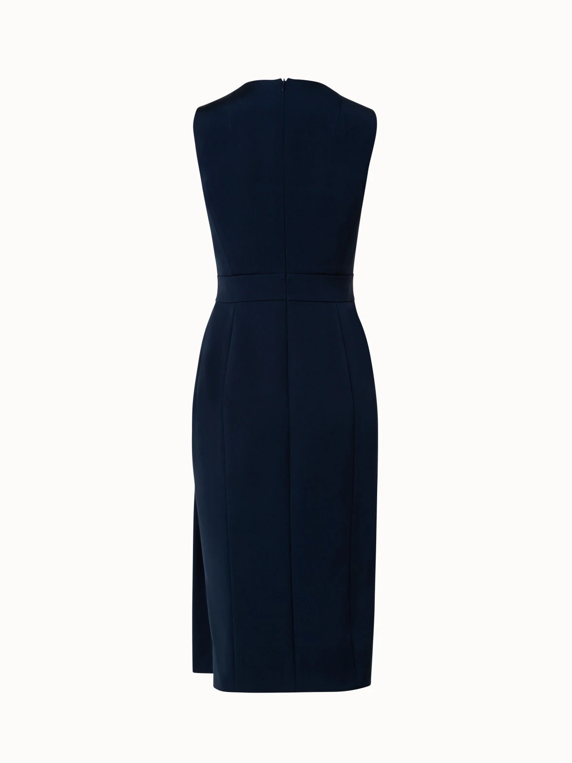 AKRIS Silk Stretch Crêpe Sheath Dress - Image 2