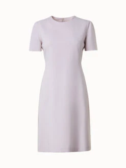 AKRIS Wool Double-Face Sheath Dress