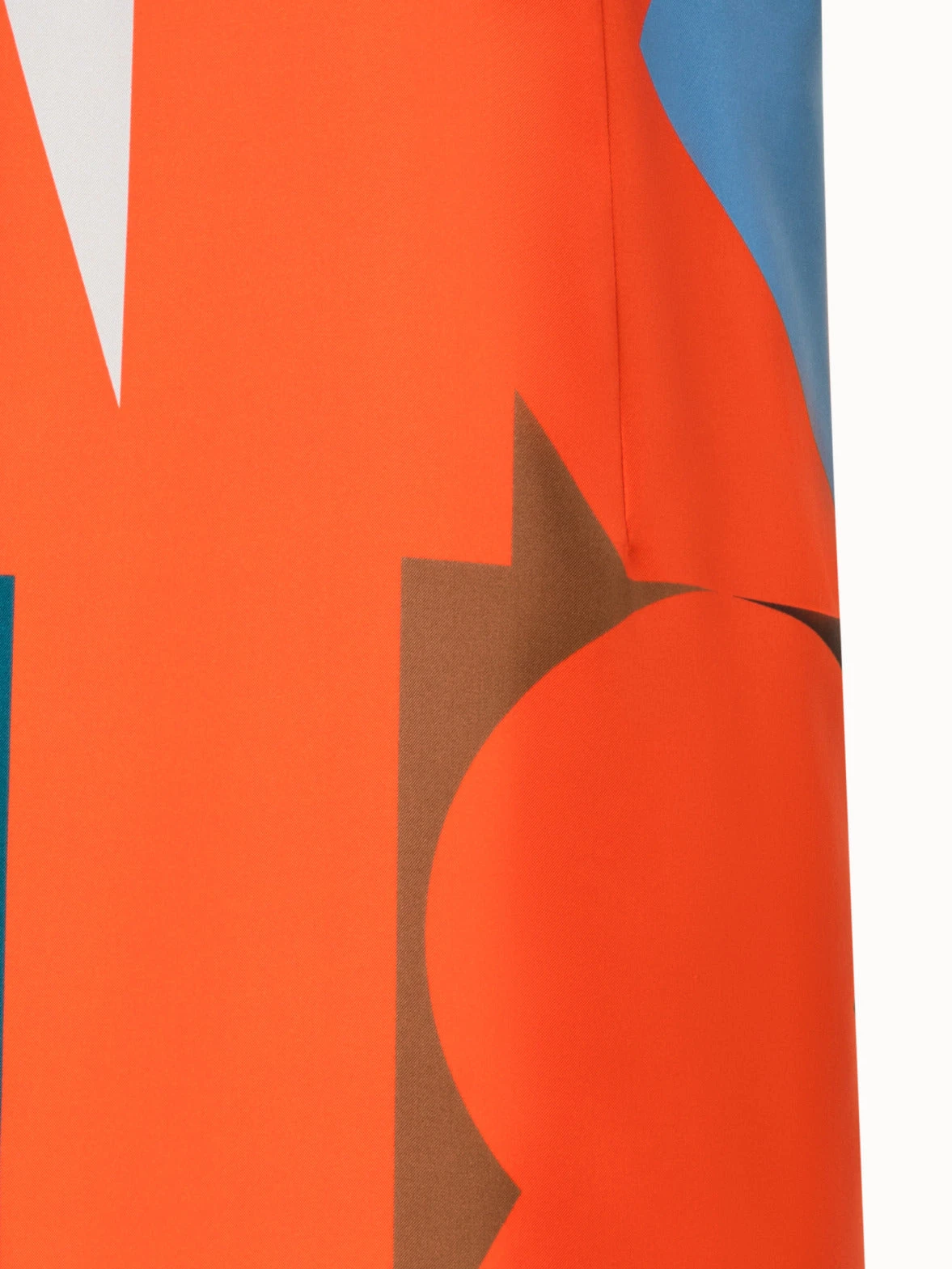 AKRIS Cotton Silk Double-Face Dress With Composed Letters Print - Image 5