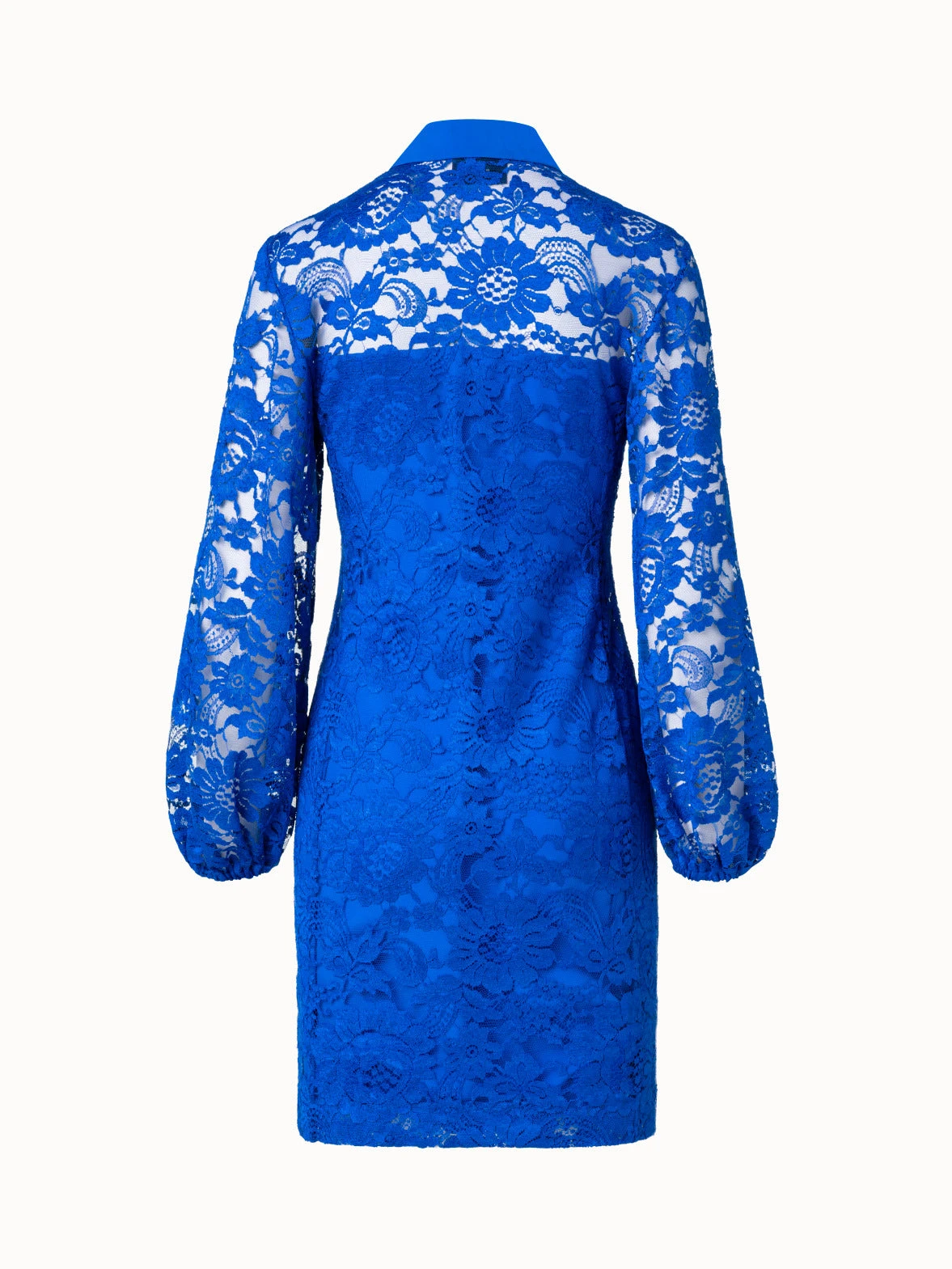 AKRIS Floral Techno Lace Shirt Dress - Image 7